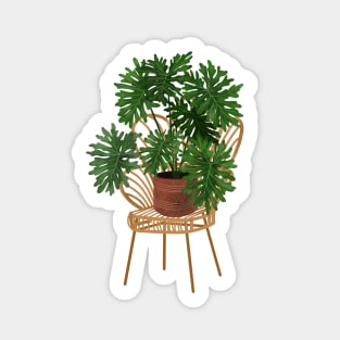 Trendy Plant Art, Botanical illustration 31 Sticker